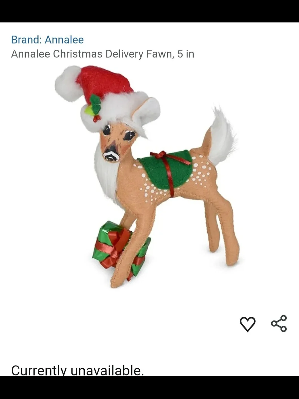 Annalee Christmas Delivery Fawn 5